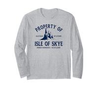 proprietà di Isola di Skye Scozia Ebridi Interne Navy Print Maglia a Manica