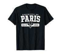Proprietà di Parigi Città della Luce in francese Maglietta