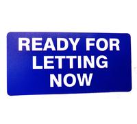 Proprietà Vendite Etichette Blu 50x25mm Rettangoli Immobiliare & Locazione