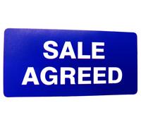 Proprietà Vendite Etichette Blu 50x25mm Rettangoli Immobiliare & Locazione