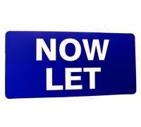 Proprietà Vendite Etichette Blu 50x25mm Rettangoli Immobiliare & Locazione