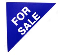 Proprietà Vendite Etichette Blu Large Triangoli Immobiliare E Locazione Agenti