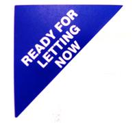 Proprietà Vendite Etichette Blu Piccolo Triangoli Immobiliare E Locazione Agenti