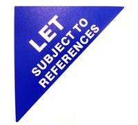 Proprietà Vendite Etichette Blu Piccolo Triangoli Immobiliare E Locazione Agenti