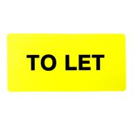 Proprietà Vendite Etichette Giallo 50x25mm Rettangoli Immobiliare E Locazione