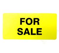 Proprietà Vendite Etichette Giallo 50x25mm Rettangoli Immobiliare E Locazione