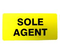 Proprietà Vendite Etichette Giallo 50x25mm Rettangoli Immobiliare E Locazione