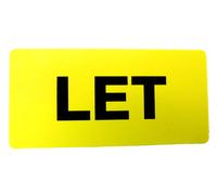 Proprietà Vendite Etichette Giallo 50x25mm Rettangoli Immobiliare E Locazione