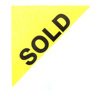 Proprietà Vendite Etichette Giallo Grande Triangoli Immobiliare E Locazione