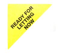 Proprietà Vendite Etichette Giallo Grande Triangoli Immobiliare E Locazione