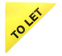 Proprietà Vendite Etichette Giallo Grande Triangoli Immobiliare E Locazione