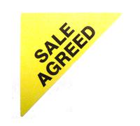 Proprietà Vendite Etichette Giallo Piccolo Triangoli Immobiliare E Locazione