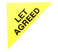 Proprietà Vendite Etichette Giallo Piccolo Triangoli Immobiliare E Locazione