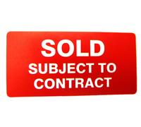 Proprietà Vendite Etichette Rosso 50x25mm Rettangoli Immobiliare E Locazione