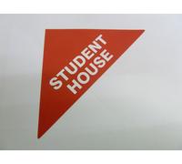 Proprietà Vendite Etichette Rosso Grande Triangoli Immobiliare & Locazione