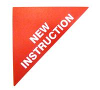 Proprietà Vendite Etichette Rosso Piccolo Triangoli Immobiliare E Locazione