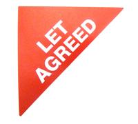 Proprietà Vendite Etichette Rosso Piccolo Triangoli Immobiliare E Locazione