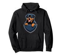 Proprietari di Cani Rottweiler in The Chest Pocket Felpa con Cappuccio