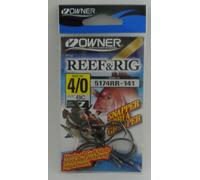 Proprietario 5174RR-141 Gancio Circolare Nero Cromo Reef E Rig Taglia 4/0 7Ct