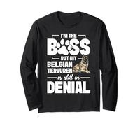 Proprietario Belga Tervuren Amante degli Animali Il Capo Tervuren Belga Maglia a Manica