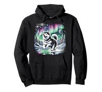 Proprietario Cane Alaskan Klee Kai Luna Felpa con Cappuccio