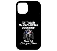 Proprietario del cane Amante dei cani Don´t Worry Black And Tan Coonhound Custodia per iPhone 12/12 Pro