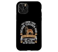 Proprietario del cane Appassionato di cani Yes I Know Puppy Belgian Tervuren Custodia per iPhone 11 Pro
