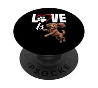 Proprietario del cane Boykin Spaniel Amante dei cani Love Is Boykin Spaniel PopSockets PopGrip Adesivo
