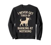 Proprietario del cane Design divertente forte che abbaia comportamento dell'animale domestico Felpa