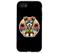 Proprietario del cane Welsh Terrier vibrazioni estive vacanze vacanze vacanze Custodia per iPhone SE (2020) / 7 / 8