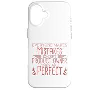 Proprietario del prodotto Perfetto Scrum e Scrum Master Custodia per iPhone 16