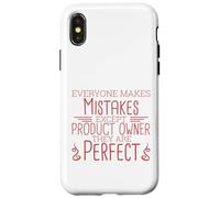 Proprietario del prodotto Perfetto Scrum e Scrum Master Custodia per iPhone X/XS