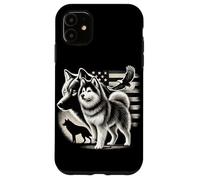 Proprietario Di Cane Alaskan Klee Kai Bandiera Custodia per iPhone 11