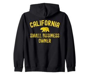 Proprietario di Piccola Impresa della California, Costa Occidentale, Imprenditore Felpa con Cappuccio