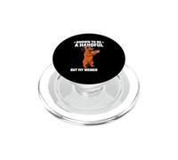 Proprietario di un cane sarcastico che dice una manciata conosciuta ma il mio Weiner non è PopSockets PopGrip per MagSafe