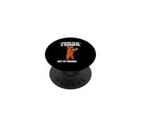 Proprietario di un cane sarcastico che dice una manciata conosciuta ma il mio Weiner non è PopSockets PopGrip Adesivo