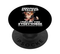 Proprietario di un pastore australiano T Passeggiata del PopSockets PopGrip Adesivo