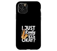 Proprio come Sax Saxophone Orchestra Jazz Band Custodia per iPhone 11 Pro