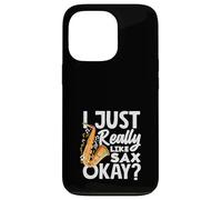 Proprio come Sax Saxophone Orchestra Jazz Band Custodia per iPhone 13 Pro