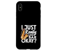 Proprio come Sax Saxophone Orchestra Jazz Band Custodia per iPhone XS Max