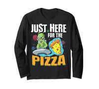 Proprio Qui Per La Pizza - L'ultimo Alieno UFO Maglia a Manica