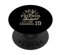 Proprio qui per le frequenze Divertente Citizens Band Radio Utente PopSockets PopGrip Adesivo