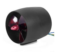 Propulsore subacqueo senza spazzole per barca RC, azionamento elettrico 400 W per barca con esca, motore impermeabile in PVC, kit motore marino 12 V 24 V (in senso antiorario)