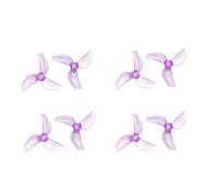 Propulsori leggera a 3 pale 16CW+16CCW 1219S da 31 mm, adatta for micro drone FPV Tinywhoop 0703 0702 29000KV.(1219S 1MM Purple)