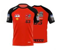 PRORACER Maglietta Uomo Replica Pecco Scuderia MótoGP Ducáti (L)