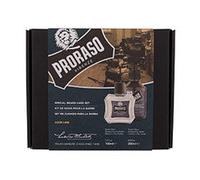 PRORASO Azur Lime Special Beard Care Set cofanetto regalo: shampoo da barba Azur Lime 200 ml + balsamo da barba Azur Lime 100 ml per Uomo