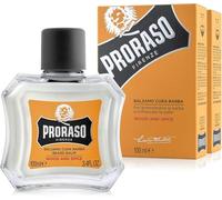 Proraso Balsamo Cura Barba Wood and Spice, 2 x 100ml, Balsamo barba uomo per nutrire e ammorbidire la pelle ottenendo immediato sollievo, Made in Italy