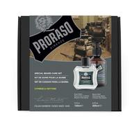 Proraso Beard Duo Pack Cypress & Vetyver - Set regalo premium per la cura del...