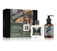 PRORASO Cypress Vetyver Special Beard Care Set confezione regalo shampoo da barba Cypress Vetyver 200 ml balsa da barba Cypress Vetyver 100 ml
