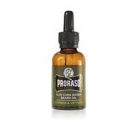 Proraso Olio Barba Cypress & Vetyver, 30ml, Olio da barba uomo nutriente dalla profumazione maschile, Ideale per barba folta e lunga, Made in Italy